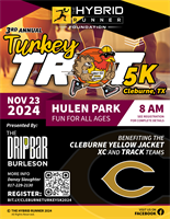 3rd Annual Hybrid Runner Foundation Turkey Trot 5K Run/Walk