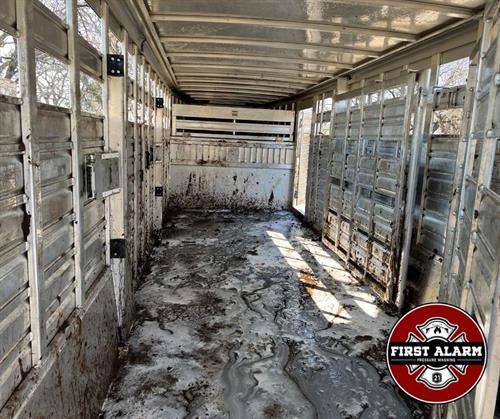 PBR Bull Hauler Trailer Cleaning Before PBR Bull Hauler Trailer Cleaning Before