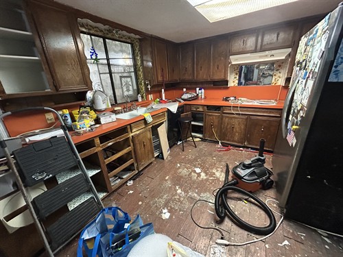 Water Damage Claim before restoration