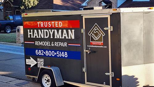 Trusted Handyman Trailer Vinyl