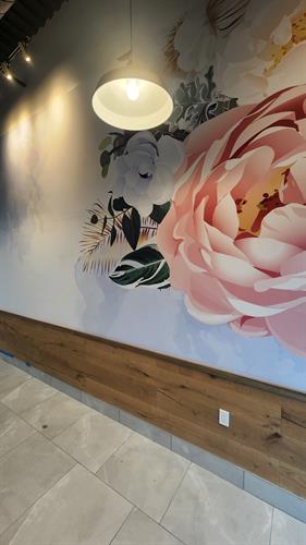 Teaspoon Boba Tea Wall Wrap - 40 ft x 9 ft