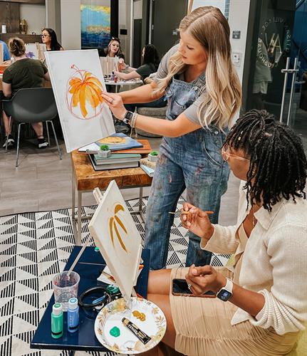 Paint Night: Hosted at an Apartment Complex, 2023