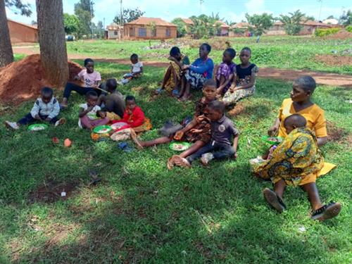 Vulnerable Children Receive Meals