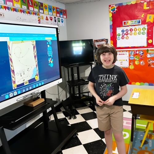 Classrooms all got new smart boards and participants were excited 