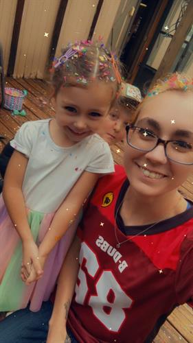 My oldest daughter Victoria and Paisley