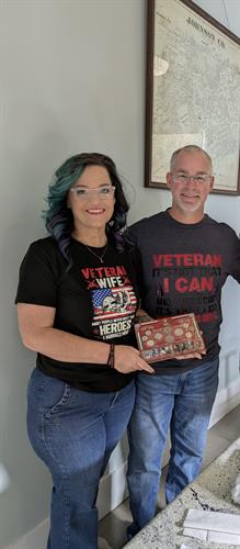 The amazing woman at my side. 