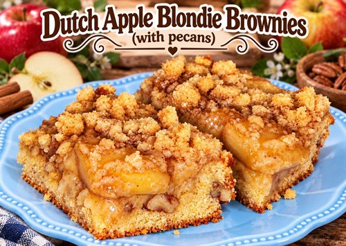 Dutche Apple Blondie Brownie