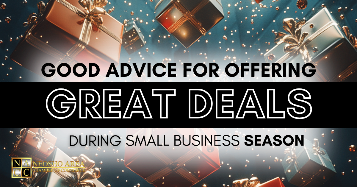 Image for Good Advice for Offering Great Deals During Small Business Season