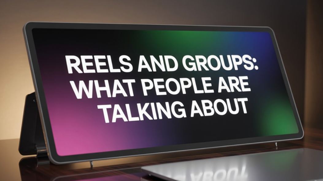 Image for Reels and Groups: What People Are Talking About