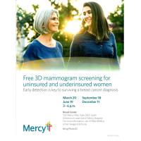 Mercy Free 3D Mammogram Screening