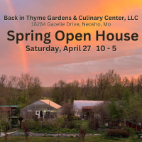 Back in Thyme - Spring Open House
