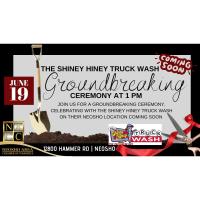 Groundbreaking for The Shiney Hiney Truck Wash