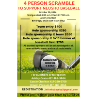 4 Person Scramble to Support Neosho Baseball