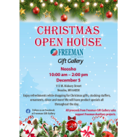 Christmas Open House @Freeman Gift Shop