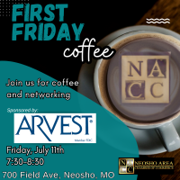 Friday Coffee Sponsored by Arvest Bank
