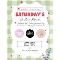 Saturday's at The Rowe