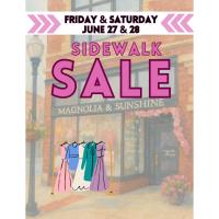 Magnolia & Sunshine's Summer Sidewalk Sale!