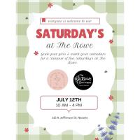 Saturday's at The Rowe