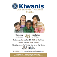 Kiwanis Chartering Ceremony & Installation of Officers