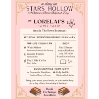 Pop in to Stars Hollow at The Rowe Boutique
