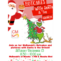 Hotcakes with Santa & the Grinch