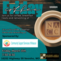 Friday Coffee Sponsored by Community Support Services