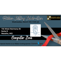 Ribbon Cutting Celebration for Computer Zone