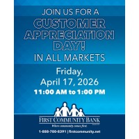 First Community Bank Customer Appreciation Day