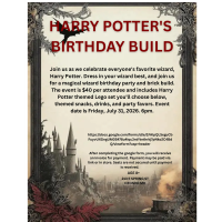 Harry Potter's Birthday Build at Brick Wizards