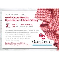 Ozark Center Neosho OpenHouse & Ribbon Cutting