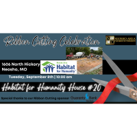 Ribbon Cutting/Ground Breaking - Habitat for Humanity House #20