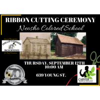 Ribbon Cutting Ceremony - Neosho Colored School