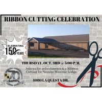 Ribbon Cutting - Neosho Masonic Lodge 