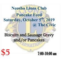 Neosho Lion's Club Pancake Feed