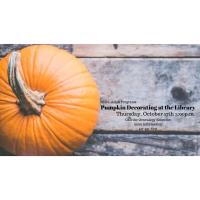 NNCL Presents: Pumpkin Decorating