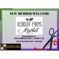  Ribbon Cutting/New Member - Reiboldt Farms Market