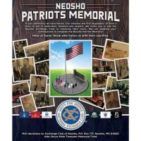 Neosho Patriots Memorial Plaque Mounting Ceremony