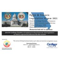 Eggs & Issues Legislative Forum 2021 - Carthage