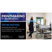 Printmaking at Crowder College