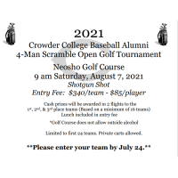 Crowder College Baseball Alumni Golf Tournament 