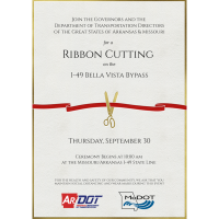 Ribbon Cutting I-49 Bypass
