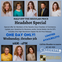 Headshot Special - Half off! Update your look!