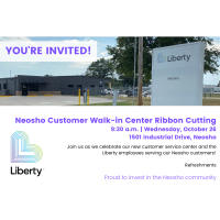 Ribbon Cutting @ Liberty Utilities - Neosho Office 