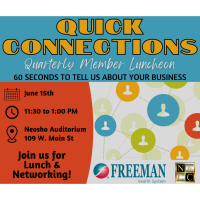 Quick Connections - Quarterly Membership Luncheon