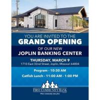 Ribbon Cutting First Community Bank Joplin 