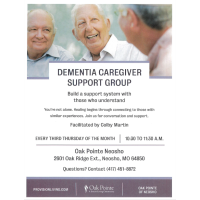 Oak Pointe of Neosho Alzheimer's Caregivers Support Group