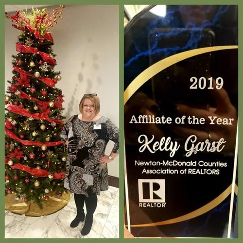Kelly Garst 2019 Affiliate of the Year