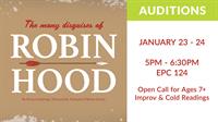 Open Call for Auditions! Crowder College Theatre presents The Many Disguises of Robin Hood