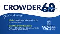 Join Crowder College in Celebrating 60 Years!