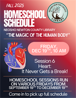 Fall 2025 Homeschool Schedule, Session 6
